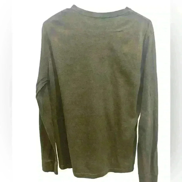 J. Crew Broken In Womens Long Sleeve Tee, Green Size Small - Picture 2 of 3